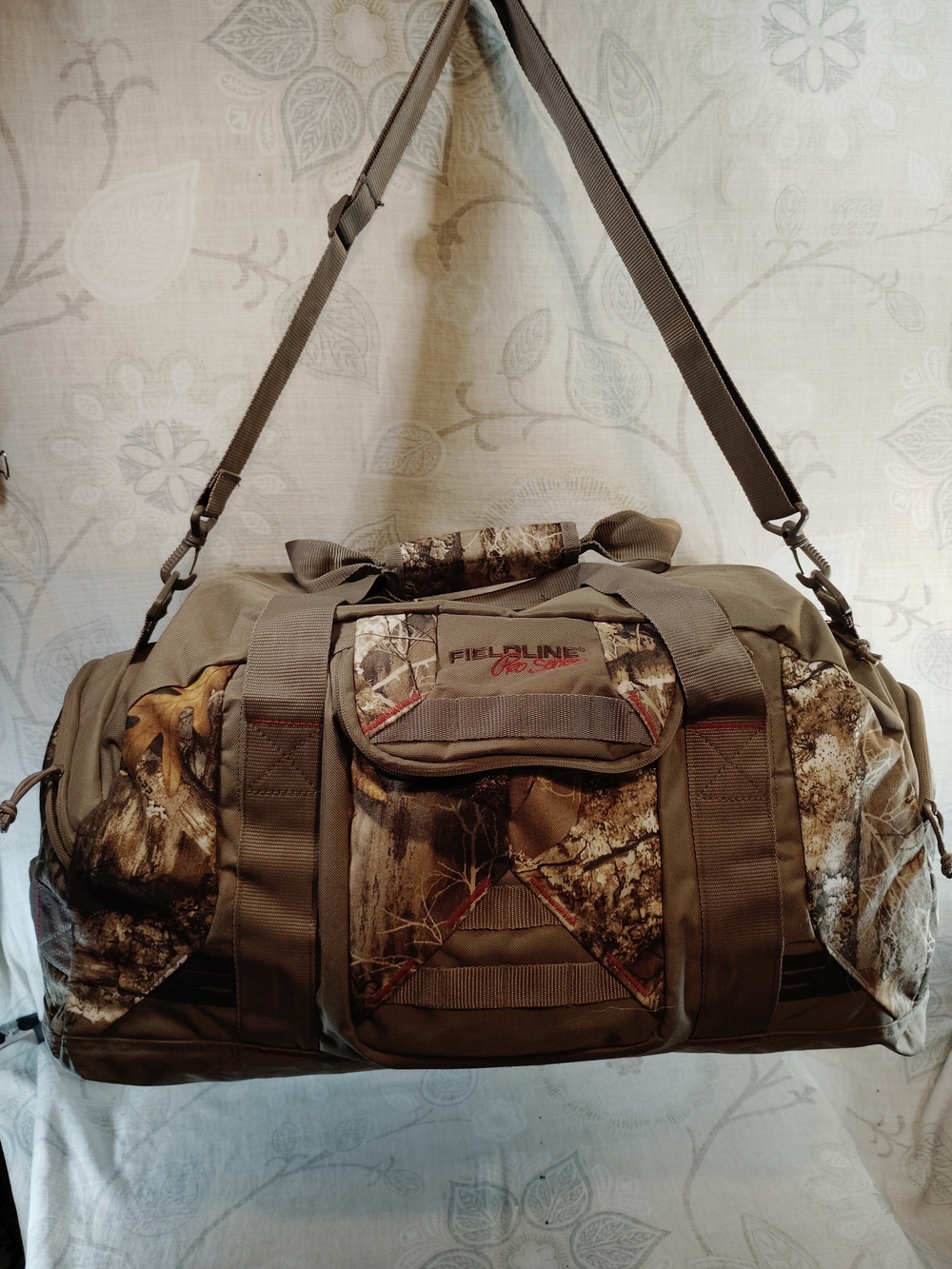 Fieldline Realtree Camo Duffel Bag - Brown/Green